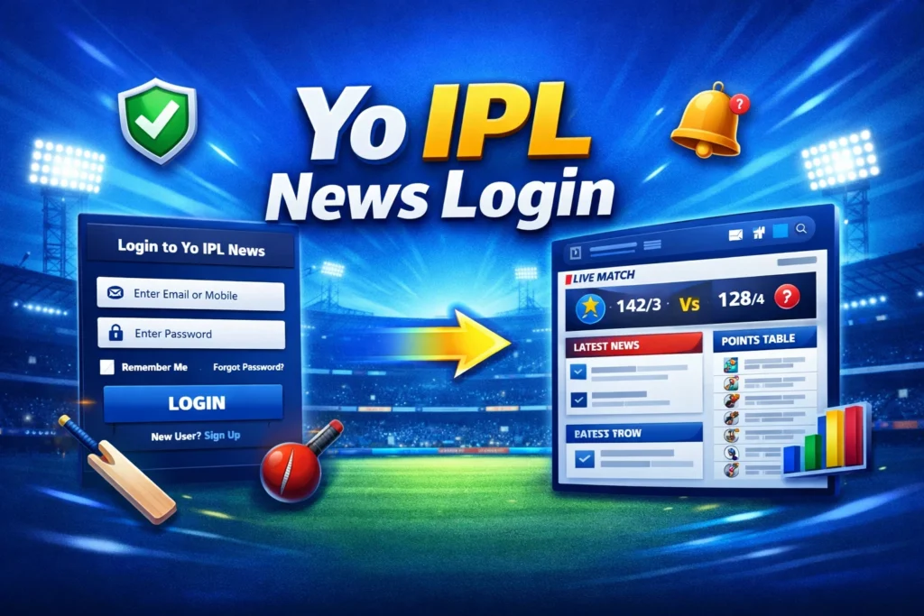 “Yo IPL News account requirements and supported devices including mobile, tablet, desktop, stable internet, and updated browser.”
