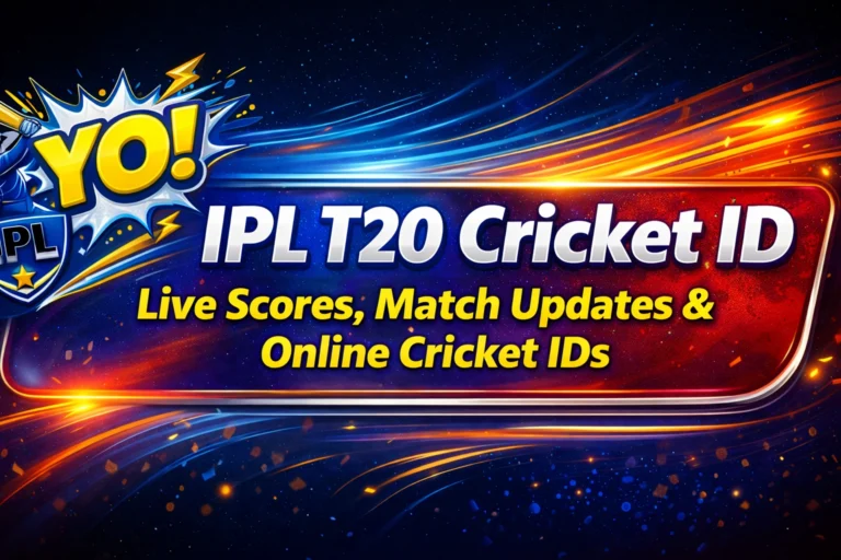 IPL T20 Cricket ID – The Ultimate Guide to Indian Premier League Cricket and Online Cricket IDs